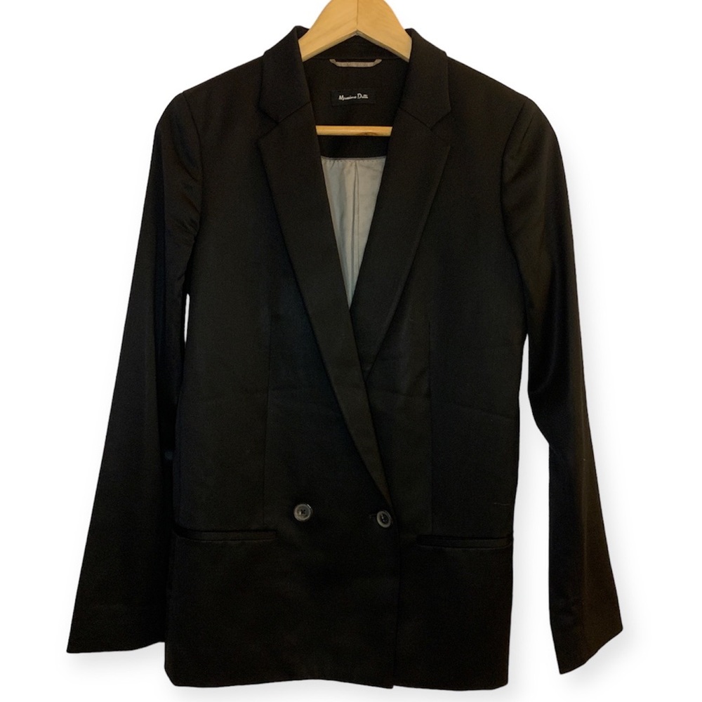 Massimo Dutti woman’s CROSSOVER  SUIT BLAZER